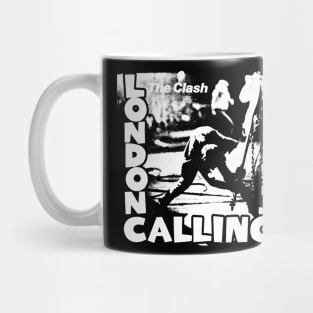 THE CLASH - LONDON CALLING - GUITAR SLAM (WHITE) Mug